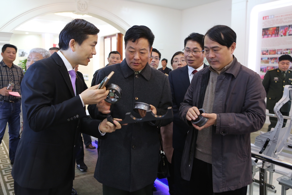 金華軍分區程友敏司令員一行調研金年會軍民融合發展工作